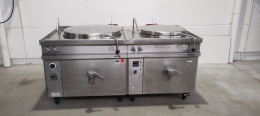 electric double cooking kettle 120 and 170 L